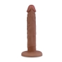 6 Inch Slim Anal Dildo Flesh Brown