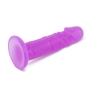 6 Inch Suction Cup Dildo - Purple