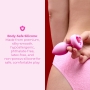 b-Vibe Vibrating Ultra Powerful Heart Shaped Remote Control Jewel Plug Pink Topaz