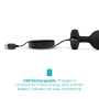 b-Vibe Vibrating Jewel Plug XXL Black