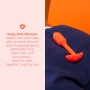 B-Vibe Vibrating Snug Plug 1 Orange
