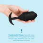 B-Vibe Vibrating Snug Plug 5 Black