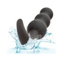 Boundless Vibrating Beaded Plug Rechargeable Silicone Anal Plug Black