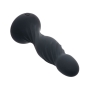 Deep Swirl Rechargeable Silicone Reverberating Probe Black