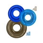 Oxballs Rimringz Multi Size Cock Ring 3-Pack Set - Cool Blue