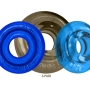 Oxballs Rimringz Multi Size Cock Ring 3-Pack Set - Cool Blue