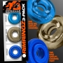 Oxballs Rimringz Multi Size Cock Ring 3-Pack Set - Cool Blue