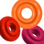 Oxballs Rimringz Multi Size Cock Ring 3-Pack Set - Fire Hots