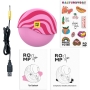 ROMP Spin Travel Rechargeable Silicone Clitoral Stimulator Pink