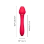 Le Wand Rechargeable Dual Ended Rose Suction Vibrator 