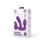 Together Vibes Blended Pleasure Remote Controlled Triple-Pronged Vibrator Purple