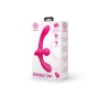 Together Vibes Double Tap Double-Ended Vibrating Strapless Strap-On Dildo Pink