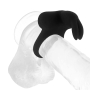 VeDO Frisky Bunny Rechargeable Silicone Vibrating Cock Ring Black