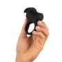 VeDO Frisky Bunny Rechargeable Silicone Vibrating Cock Ring Black