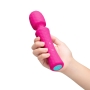 VibeFantasy Love Wand Rechargeable Vibrating Massager Powerful Handheld Pleasure Pink