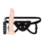Lux Fetish Vibrating Strap-On & 7½” Dildo Set