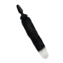 WhipSmart 3.75 Inch Furry Tales Black Foxtail Silicone USB Rechargeable Wireless Remote Control Butt Plug
