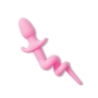 WhipSmart 3.5 Inch Furry Tales Piggy Tail Silicone Butt Plug
