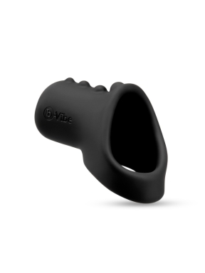 Flex Ring Shaft Super Soft Silicone Secure Fit Cock Ring with Shaft Sleeve
