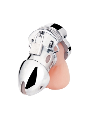 obedience stainless steel cock cage