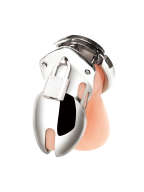 small 2.75 inch stainless steel cock humiliation chastity cage