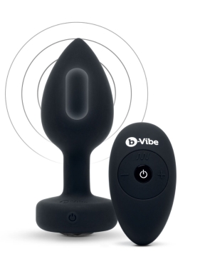 vibrating jewel plug - m/l