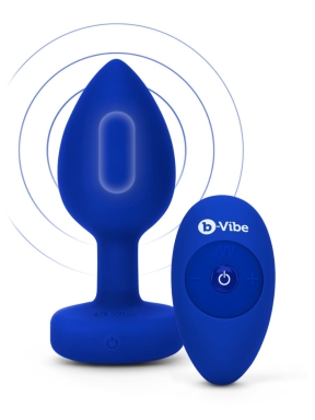 vibrating jewel plug -  l/xl