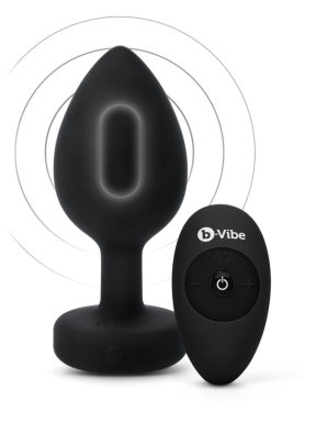 vibrating jewel plug -  xxl