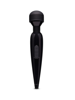 usb rechargeable mini wand massager - black