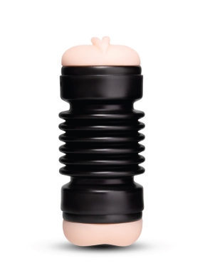 Double-Ended Realistic Mouth & Vaginal Masturbator