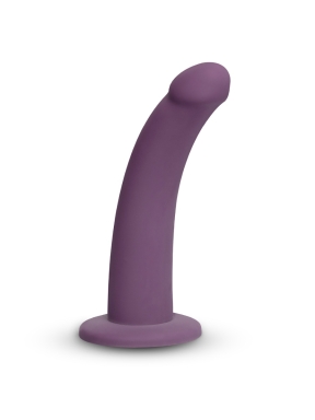 7 Inch Purple Rechargeable Silicone Vibrating Dildo
