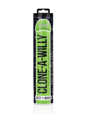 Clone-A-Willy Silicone DIY Homemade Vibrating Dildo Penis Molding Kit - Glow in the Dark Green