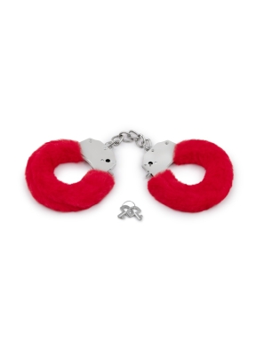 Plush Playtime Red Handcuffs