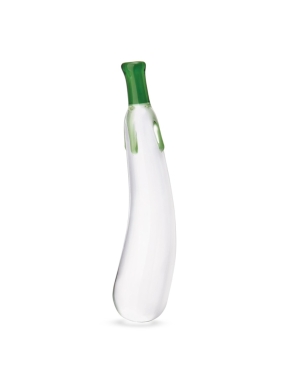 7.25 Inch Eggplant Ecstasy Glass Dildo