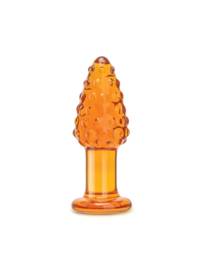 4 Inch Cornstar Glass Butt Plug