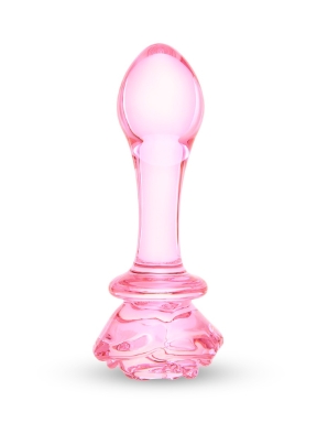 5.25 Inch Peony Pop Glass Butt Plug