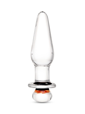 6.25 Inch Backyard Flower Glass Butt Plug