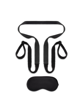 Ride-Me Harness with Reins & Satin Blindfold