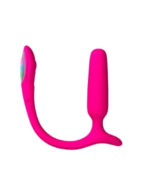 Lovense Lush Rechargeable App Compatible Silicone Vibrating Light Up Anal Plug