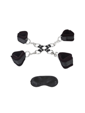 5 piece hogtie set with soft quick release cuffs