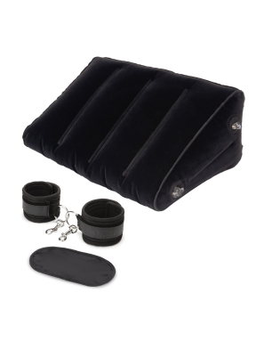 inflatable position wedge with detachable cuffs