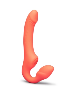 Rechargeable Strapless Strap-On Dildo with Vibrating Egg