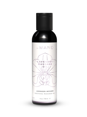 Le Wand Lavender Massage Oil 4 Oz / 118 mL