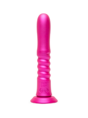 ROMP Jiggle Rechargeable Silicone Thrusting Vibrating Dildo with Suction Cup