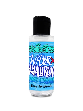 the butters water x hyaluronic acid lube 2 oz.