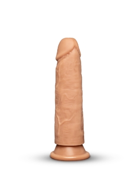 Together Tones 7.75 Inch Realistic Girthy Strap-On Dildo with Flared Suction Base