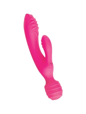 Together Vibes Tri-Delight Dual-Ended Triple Stim Wand & Rabbit Vibrator