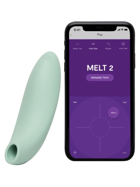 We-Vibe Melt 2 Rechargeable Silicone Clitoral Suction Couples Vibrator