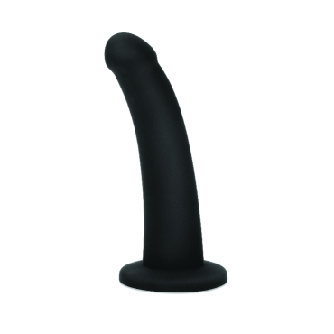7 inch black silicone dildo