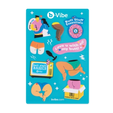 b-Vibe puffy sticker sheet one